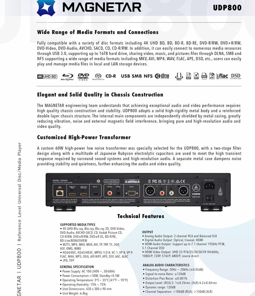 Magnetar UDP800 (black Friday/cyber monday special)