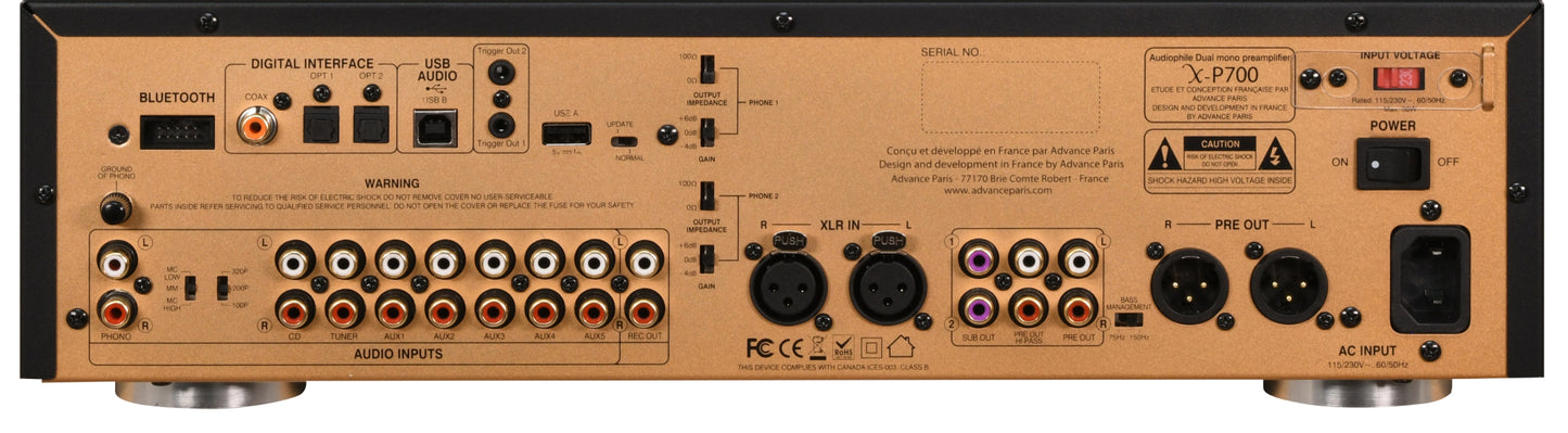 Advance Paris X-P700 Classic Preamp