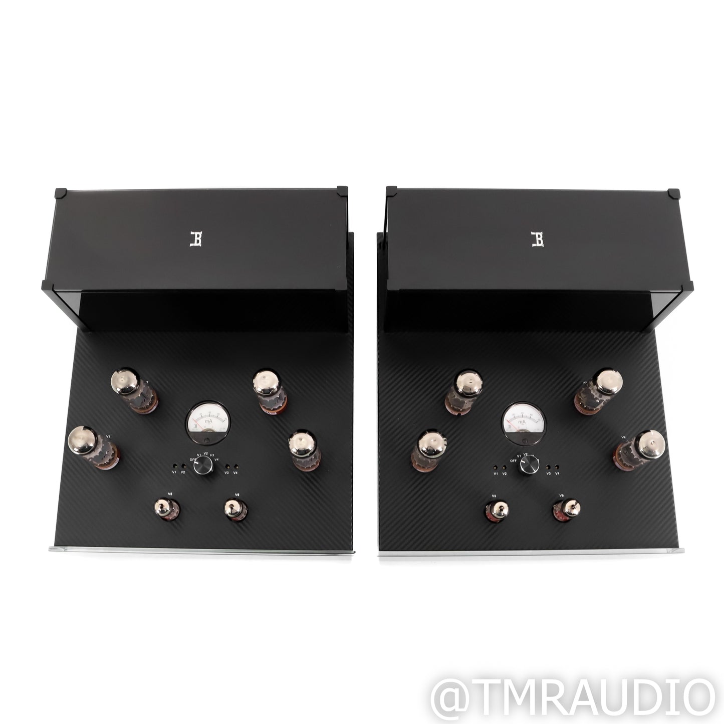 Black Ice Fusion F100 mono blocks with 6550 tubes  (PAIR) (local pick up only)